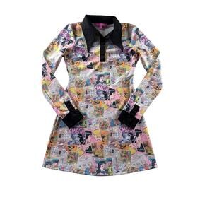 Dolls Kill x Archie Comics Flippin’ Pages Mini Dress Size XS Cartoon Cosplay